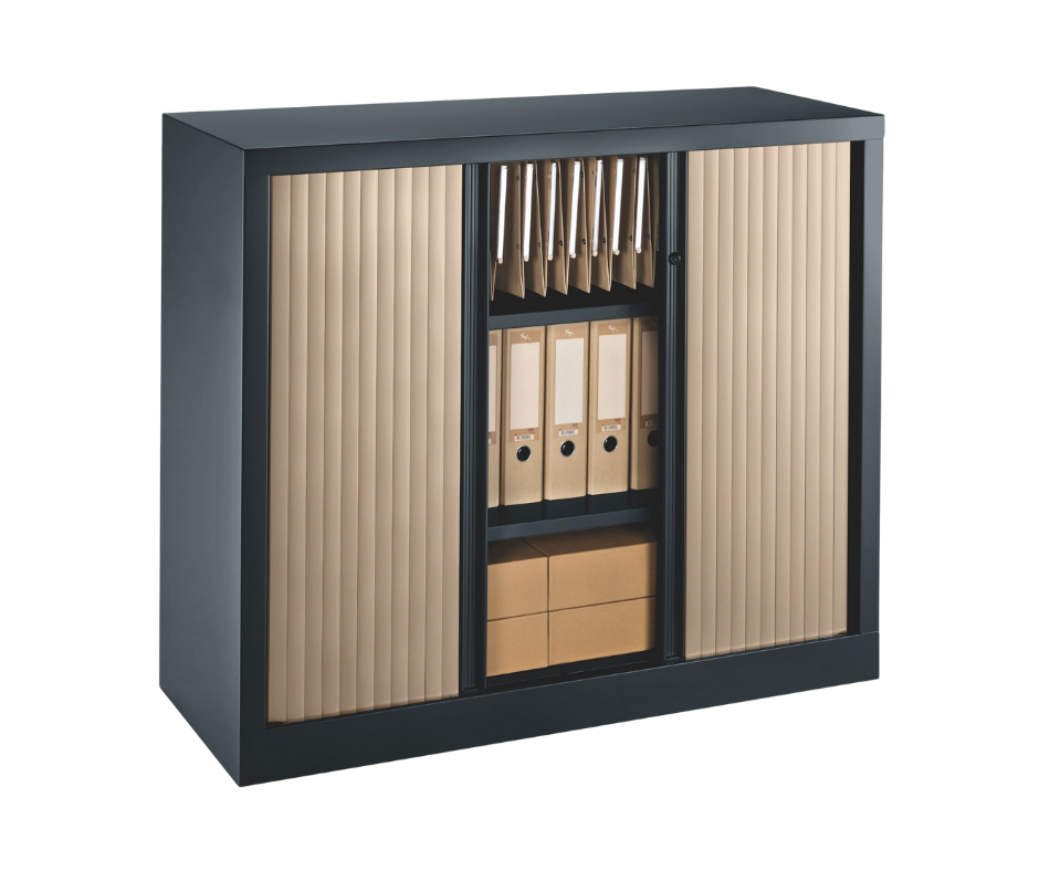 ARMOIRE BASSE À RIDEAUX – Image 3
